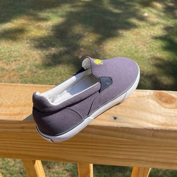 Polo Ralph Lauren Navy Canvas Slip--On Shoes Size 2 - Picture 10 of 13